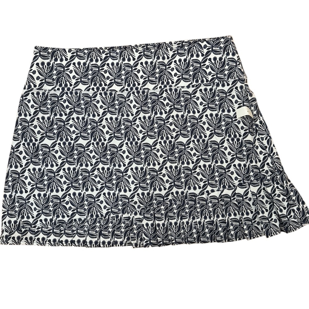 NWT Sigrid Olsen Asymmetrical Pleated Hem Skort - Picture 4 of 5